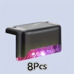 Solar-Powered Led Step Lights - Ip65, Durable Plastic, Outdoor Pathway & Garden Decor, Nighttime Safety For Stairs, Garden Pathway Lighting | Modern Outdoor Lighting | Solar Charged Lights - Image 22