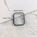 Inlaid Protective Cover For Apple Watch 8 7 45Mm 41Mm Electroplated Color Watch Case For Iwatch Series 8 7 6 5 4 3 Se 40Mm 44Mm 38Mm 42Mm Pc Watchshell - Image 4