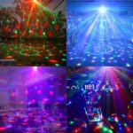 1Pc Voice-Controlled Rgb Disco Ball Light With Remote - 7 Modes, Usb Powered, Color-Changing Led For Home, Parties, Karaoke, Weddings Sleek Black Design With Adjustable Stand - Image 8