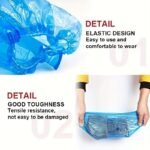5/10/20 Pairs Disposable Shoe Covers Disposable Non Slip Plastic Boot Covers Long Waterproof Shoes Covers Safety Boot Shoe Covers 54.86 Cm Tall Shoe Coverings For Men Women Rainy Day Use - Image 6