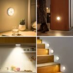 8-Led Usb Rechargeable Motion Sensor Night Light With Pir Technology ? Adhesive Magnetic Strip For Closets, Cabinets, Stairs, Bedrooms & More ? Energy-Efficient, Portable & Easy To Install, Usb Rechargeable Led Strip Lights - Image 8