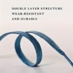 1 Pair Glitter Colorful Fashion Sneakers Flat Shoelaces Shoestrings For Sneakers Skates Sport Shoes Boots - Image 12