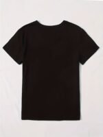 Crown Letter Print Crew Neck T-Shirt, Casual Short Sleeve T-Shirt For Spring & Summer, Women'S Clothing - Image 10