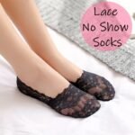 5 Pairs Women'S Lace Trim No-Show Ankle Socks - Floral & Solid Color Options, Breathable Fabric, Low-Cut Invisible Socks For Casual & Formal Wear, Cute Socks, Formal Footwear, Elegant Footwear, Durable Socks - Image 2