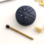 7.62Cm 6-Note Mini Ethereal Drum For Meditation, Percussion, Instruments, Music, Yoga, Education, Black/Green/Purple/Navy/Golden - Image 6