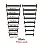 16Pcs Silicone No Tie Shoe Laces, Creative Lazy Shoelaces - Image 3