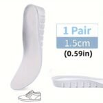 1Pair Invisible Heightening Breathable Comfortable Insoles For Women & Men - Image 3