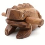Handcrafted African Wooden Frog Guitar - Traditional Razor Instrument With Intricate Carvings - Smooth Finish & Ergonomic Handle - Perfect For Eid Al Fitr And Music Enthusiasts - Image 5