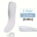 1Pair Invisible Heightening Breathable Comfortable Insoles For Women & Men - Image 5