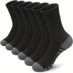6 Pairs Of Sports Socks, Buffered Running Socks, Breathable Outdoor Sports Socks - Image 2