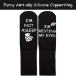 1 Pair Funny Socks Novelty Fun Gifts For Men Dad, Gifts From Daughter Grandpa, Christmas Birthday Gifts For Dad Grandpa Husband Boyfriend Best Dad Grandad Papa Ever Gifts For Funny Fathers Day Gifts From Daughter Wife Son Girlfriend - Image 2