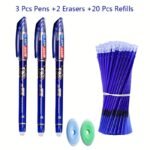 20/25 Neutral Erasable Pens School Blue/Black/Red Ink Ballpoint Pen Stationery Writing Supplies Office Students - Image 3
