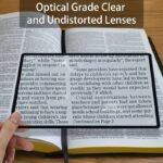 Ultra-Thin Large Lens Magnifying Glass, Magnifying Glass With Light Rechargeable, Handheld Magnifying Glass, Magnifying Glasses For Reading, Clip On Magnifiers For Glasses, Led Magnifying Glass With Light, Closeup Viewing Tool, Reading Magnifier, Lightweight Magnifier, Sleek Magnifier, Scratchresistant Lens, Rechargeable Magnifier, Illuminated Magnifier, Professionals, Visually Impaired Users