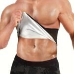 Men'S Sports Performance Belt - Black & Silver, Stretchy Polyester, Machine Washable, Ideal For Fitness Training & Sauna Use, Gym Belt|Stretchy Fabric|Durable Belt, Gym Belt - Image 5