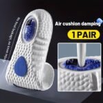 1 Pair Shock Absorbing Breathable Cushion Insoles - Eva Material, Comfortable & Durable For Men & Women, Fits All Shoes, Casual & Formal Wear, Casual Footwear, Ergonomic Design, Lightweight Insoles - Image 10