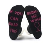 1 Pair Men'S Creative Letter Printed Crew Socks, Breathable Soft Athletic Sport Socks - Image 13