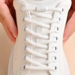 1 Pair Of Free-To-Take-Off Shoe Laces With Capsule Buckle And Elasticity, Lazy Person'S Laces, Fashionable Laces Suitable For Board Shoes And Sports Shoes