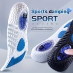 1 Pair Shock Absorbing Breathable Cushion Insoles - Eva Material, Comfortable & Durable For Men & Women, Fits All Shoes, Casual & Formal Wear, Casual Footwear, Ergonomic Design, Lightweight Insoles