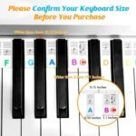 Silicone Piano Note Stickers - 88/61 Key Thin & Washable, Color-Coded For Easy Learning, Durable & Reusable, Perfect For Electronic Keyboards, Piano Accessories, Music Education, And Home Practice, Piano Accessories, Keyboard Learning Aid, Colorcoded Design, Washable Stickers - Image 4