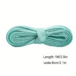 1Pair Luminous Flat Laces For Low Top Canvas Shoes, Sneakers, Casual Shoes, Men And Women Trendy Sports Laces Couple Shoelaces - Image 2