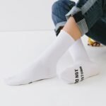 1/3 Pairs Men'S 'Do Not Disturb I'M Gaming' Print Crew Socks, Funny Comfy Breathable Casual Thermal Socks, Winter & Autumn - Image 6
