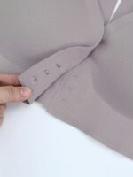 Simple Solid Seamless Buckle Front Bra, Comfy & Breathable Bra, Women'S Lingerie & Underwear - Image 10