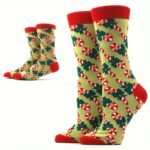 2/3/5/10 Pairs Of Neutral Christmas Socks With Funny Santa Claus, Snowflakes, Elk And Crew Members, Men'S New Year Fun Socks - Image 9