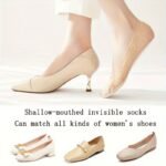 5 Pairs Women'S Invisible Boat Socks - Summer Thin Sole Anti-Slip No-Show Socks With Lace Trim, Breathable & Non-Slip For Casual & Formal Wear, Multi-Color Pack, Formal Sock Pairing - Image 4