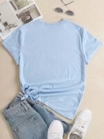 T-Shirt With A Cardioid Print - Image 9