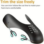 1 Pair Shoe Crease Protectors For Air Force Shoes, Anti-Wrinkle Shoe Crease Guard For Sneaker And Casual Shoes, Plastic Toe Box Crease Protectors Shoe Shield - Image 10