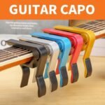 Aluminum Alloy Guitar Capo - Quick-Change Adjustable Clamp For Acoustic, Electric, Classical & Ukulele - 5 Colors (White, Red, Blue, Golden, Black) - Durable Tone Adjusting Tool For Musicians, Guitar Accessories, Musical Instrument Accessory, Compact Accessory, Precision Mechanism, Acoustic Players