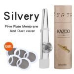 Kazoo Metal Kazoo Guitar Ukulele Accompaniment Colorful Beginner Simple Easy-To-Learn Instrument - Image 5