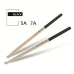Amishop Premium Maple Drum Sticks 5A/7A - Anti-Slip Grip, Perfect For Electronic & Acoustic Drums, Ideal For Beginners - Image 3