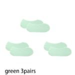 3 Pairs Solid Invisible Socks, Comfy & Breathable Low Cut Ankle Socks, Women'S Stockings & Hosiery - Image 3