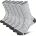 6 Pairs Of Sports Socks, Buffered Running Socks, Breathable Outdoor Sports Socks - Image 7