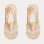 5 Pairs Women'S Lace Trim No-Show Ankle Socks - Floral & Solid Color Options, Breathable Fabric, Low-Cut Invisible Socks For Casual & Formal Wear, Cute Socks, Formal Footwear, Elegant Footwear, Durable Socks - Image 11