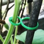 20Pcs Durable Green Plastic Garden Vine Strapping Clips - Versatile Plant Support Ties With Various Shapes For Tomato & Vegetable Gardens, Includes Ring & Buckle Holders - Image 8
