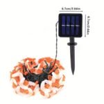 5M Solar-Powered Honey Bee String Lights, 20 Led Warm Glow Outdoor Garden & Patio Decor,, Easy Installation With Removable Stand, Perfect For Christmas & Year-Round Use, Festive Yard Decor | Whimsical Bee Design | Solarpowered Light, Solar Garden Decor - Image 4
