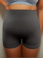 Women'S Simple Panty, Plus Size Solid Seamless Elastic Waist Comfort & Soft Boy Shorts
