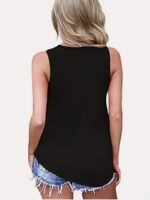 Solid Criss Cross Tank Top, Casual Summer Versatile Sleeveless Top, Women'S Clothing - Image 7