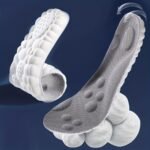 1Pair 4D Latex Sports Insole, Super Soft And High Elastic Insole - Image 4