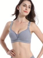 Women'S Maternity Solid Breast Feeding Bra - Image 10