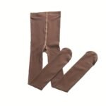 Solid Slim Pantyhose, High Waist Elastic Footed Pantyhose, Women'S Stockings & Hosiery - Image 4