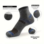 6Pairs Men'S Athletic Ankle Socks Performance Cushioned Breathable Low Cut Tab Sock With Arch Support - Image 10