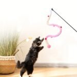 Interactive Cat Teaser Toy - Soft Plush Strip With Teasing Stick For Kitten Play - Pet Supplies For Fun And Exercise - Image 10
