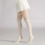 Criss Cross Pattern Pantyhose, High Waist Slim Footed Pantyhose, Women'S Stockings & Hosiery - Image 9