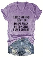Letter Print V-Neck T-Shirts, Short Sleeve Summer Pullover Sports Top, Women'S Clothing - Image 3