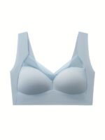 Solid Color Sexy No Steel Ring Women'S Underwear Comfortable Breathable Gathered Vest Bra Underwear - Image 5