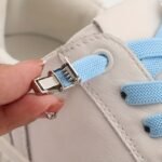 1 Pair No-Tie Shoe Laces, Diamond Cross Locks, Elastic Acetate Sneaker Laces, Easy Access Lazy Shoelaces For Casual Shoes - Image 12
