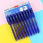36Pcs Set Of Erasable Gel Pens 0.5Mm Blue With Replaceable Cores, Magic Erasable Gel Pens With Full Needle Tube Tips, Hot Erasable Office Student Stationery - Image 10
